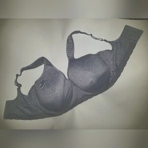 Breezies Seamless Comfort Underwire T-Shirt Bra Heather Grey 40 DDD